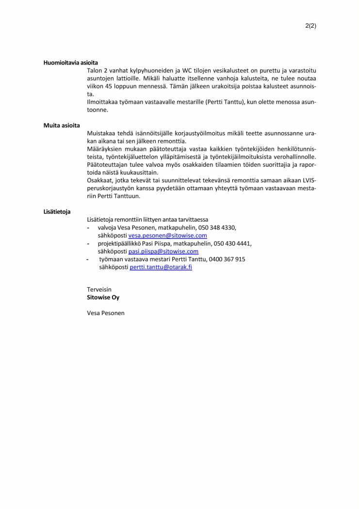 Korjaustiedote vko 442